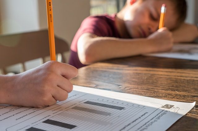 Dete popunjava test profesionalne orijentacije